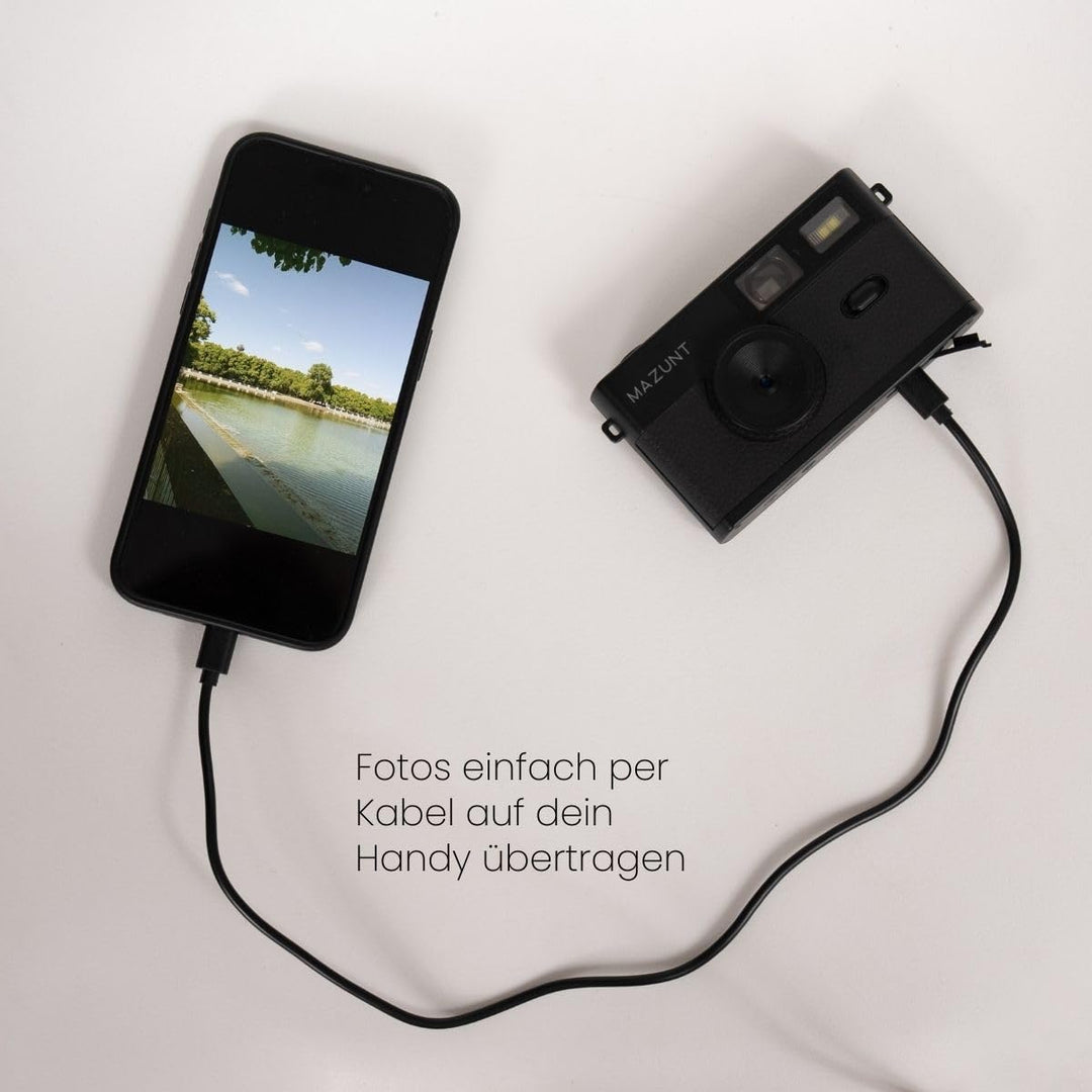 Retro Digitalkamera ohne Display 12 MP mit 8 GB SD-Karte - Bild 6