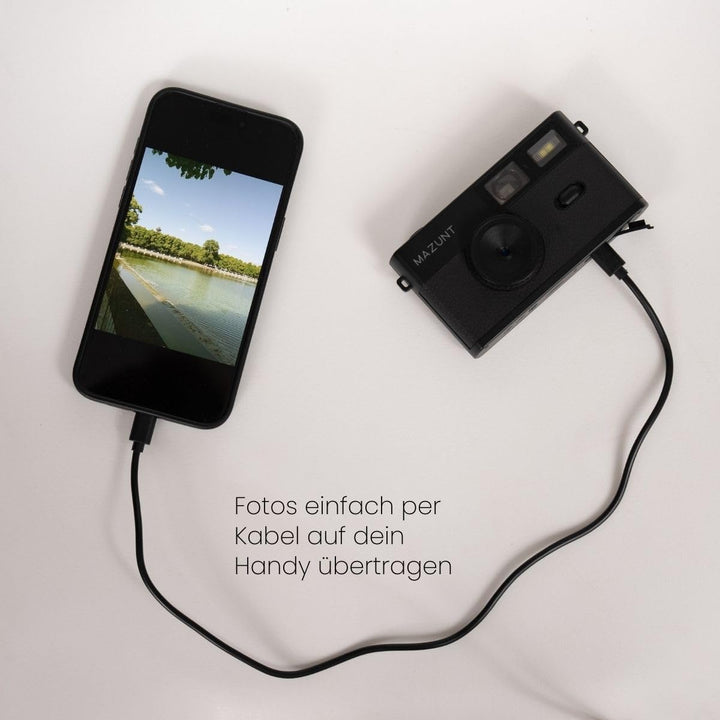Retro Digitalkamera ohne Display 12 MP mit 8 GB SD-Karte - Bild 6