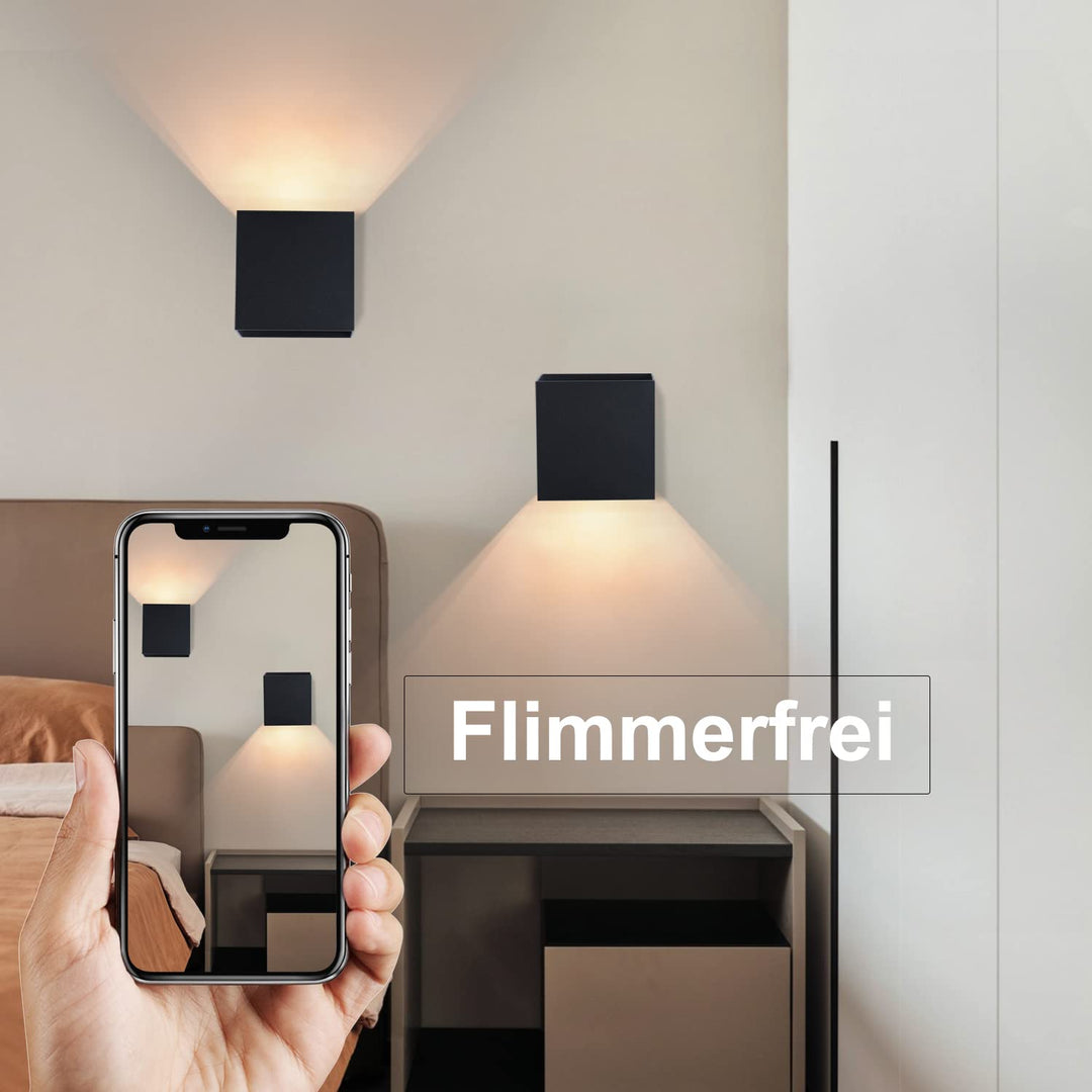 Wandleuchte Aussen/Innen 4er-Set G9 LED Aluminium IP54 3000K - Bild 7