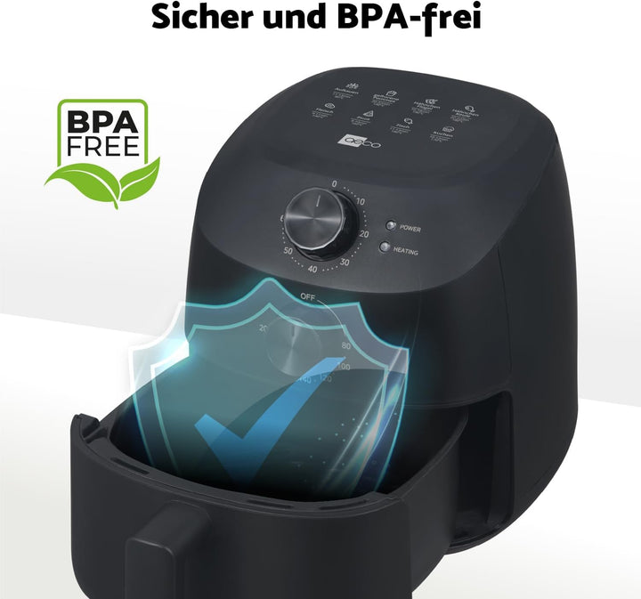 Mini Airfryer 2L 5-in-1 BPA-frei 1150W mit Auto-Off Funktion - Bild 7