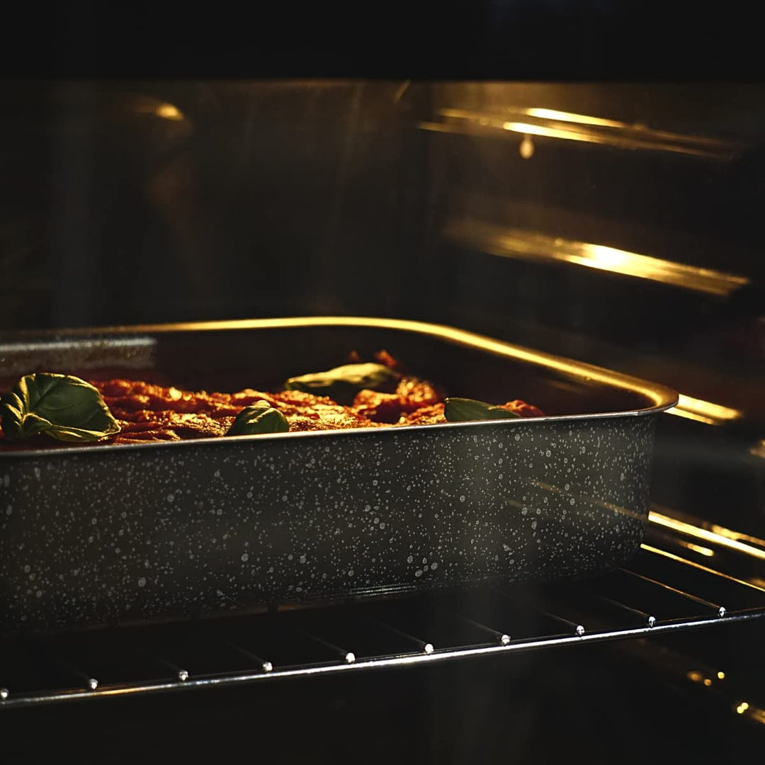 Auflaufform Set 3-teilig Aluminium Antihaft für Lasagne &amp; Aufläufe - Bild 6