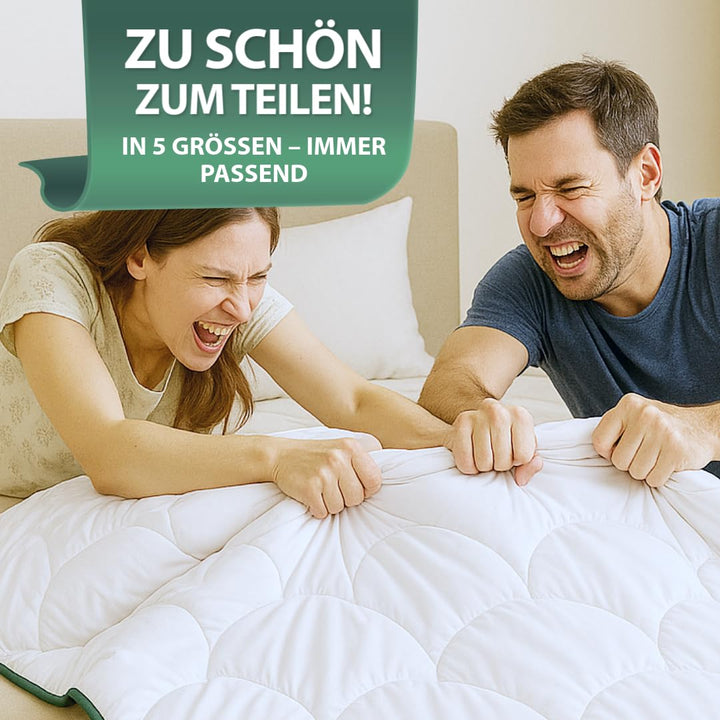 Sommerdecke 220x240 cm Wildseide-Füllung kühlend Oeko-Tex - Bild 4