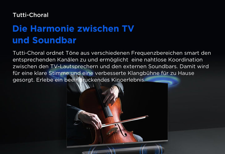 Soundbar 2.0 100W mit Dolby Atmos, DTS Virtual:X &amp; HDMI eARC - Bild 7