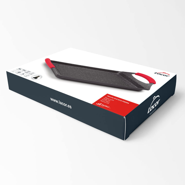 Grillplatte Aluminiumguss Antihaft PFOA-frei 33x25 cm Induktion - Bild 6