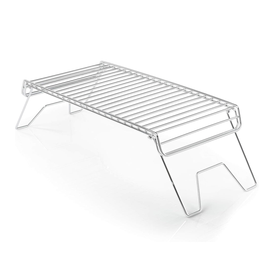 Lagerfeuer-Grill Edelstahl klappbar 39x20 cm für Camping