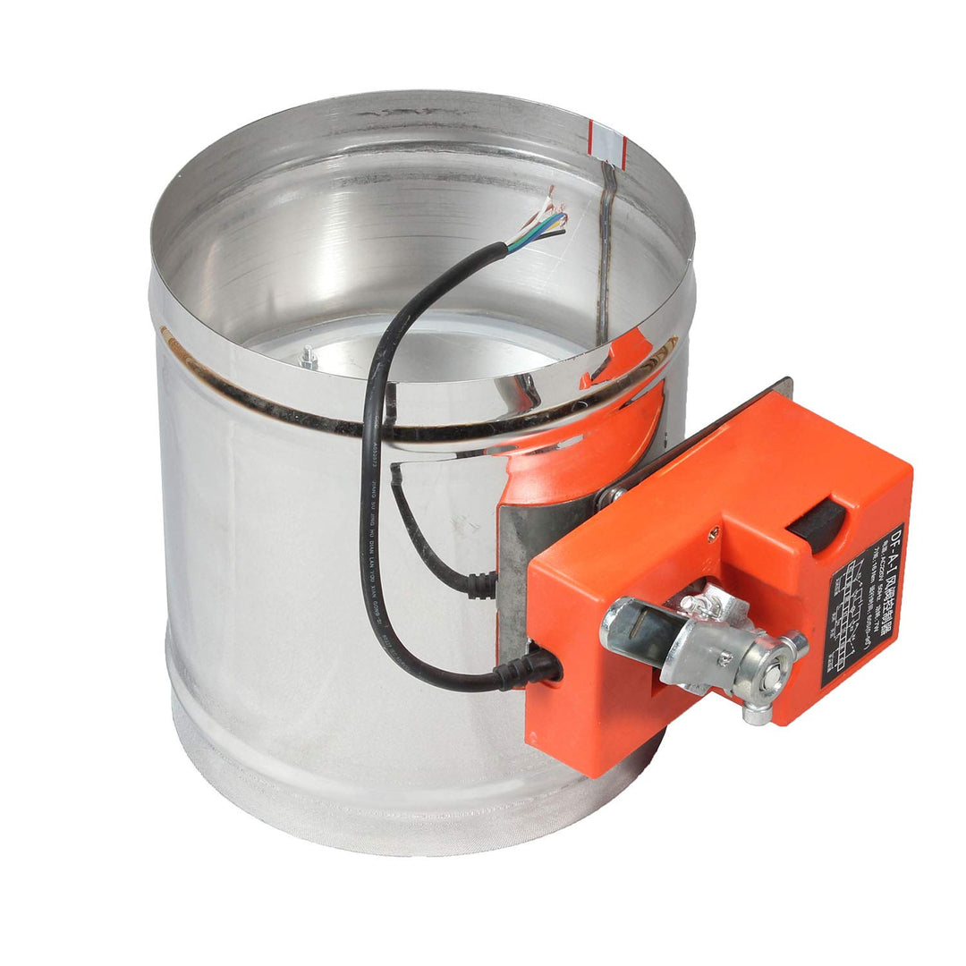 Elektrische Absperrklappe Edelstahl 200mm 16Nm 5 Positionen 220V - Bild 2