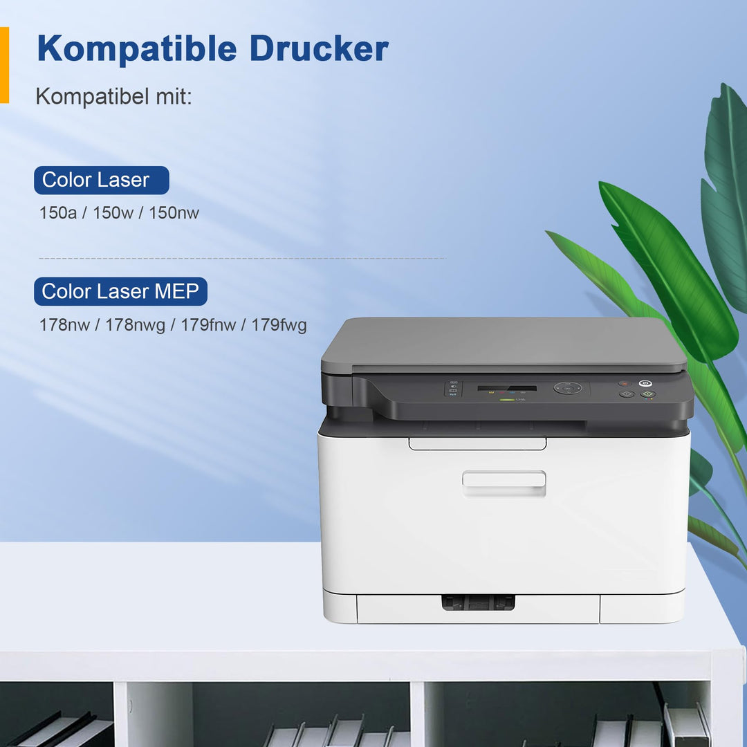 Toner Set 117A 4-Pack für HP Color Laser MFP 178nw 179fnw 150nw - Bild 4
