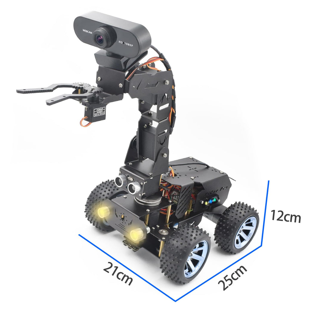 Roboter-Bausatz mit 4-DOF-Arm &amp; 1080P-Kamera für Raspberry Pi - Bild 8