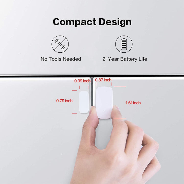 Tür- und Fenstersensor Zigbee 3er-Pack für Smart Home Alarm - Bild 4