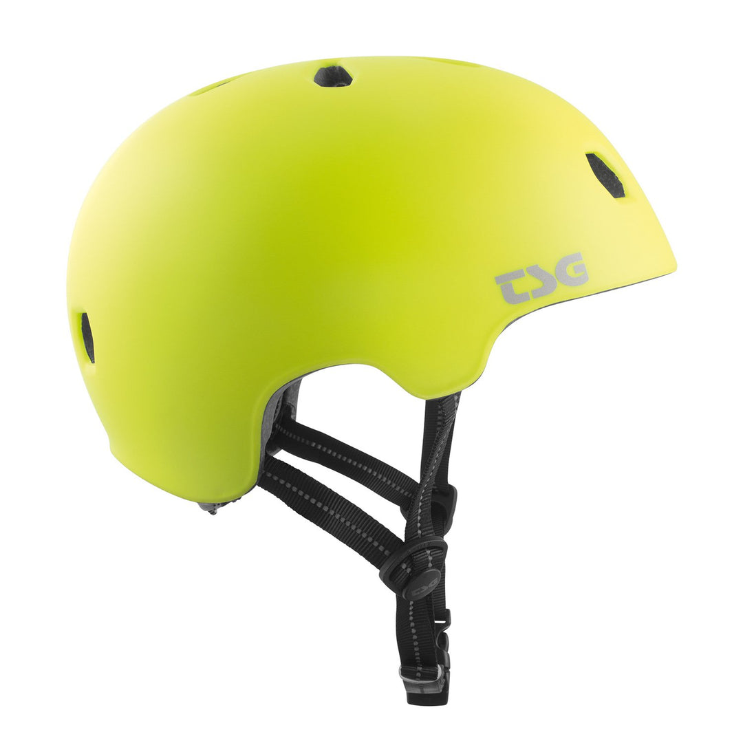 Fahrradhelm Satin Säuregelb Low-Fit-Schale für Bikepark L - Bild 2
