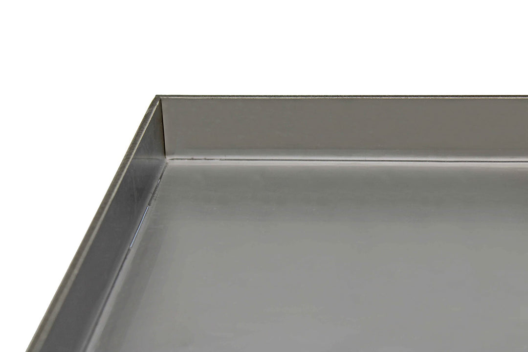 Edelstahl Grillplatte Plancha 4 mm für Weber Spirit E-200 44x25 cm - Bild 2