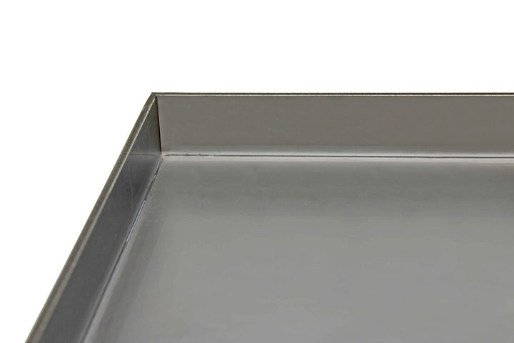 Edelstahl Grillplatte Plancha 4 mm für Weber Spirit E-200 44x25 cm - Bild 2