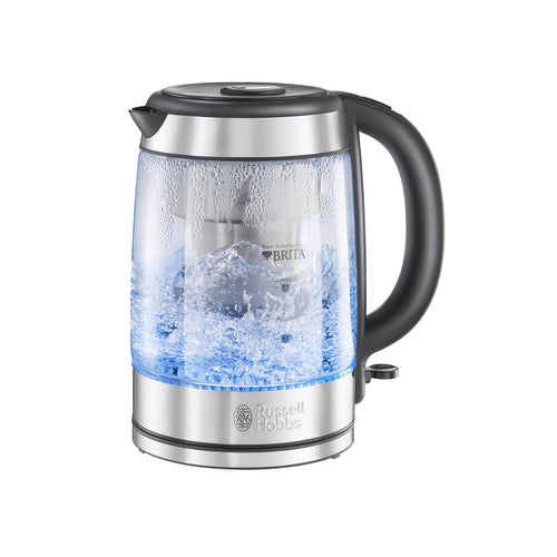 Glaswasserkocher mit BRITA MAXTRA+ Filter 1,5 l 2200 W Edelstahl