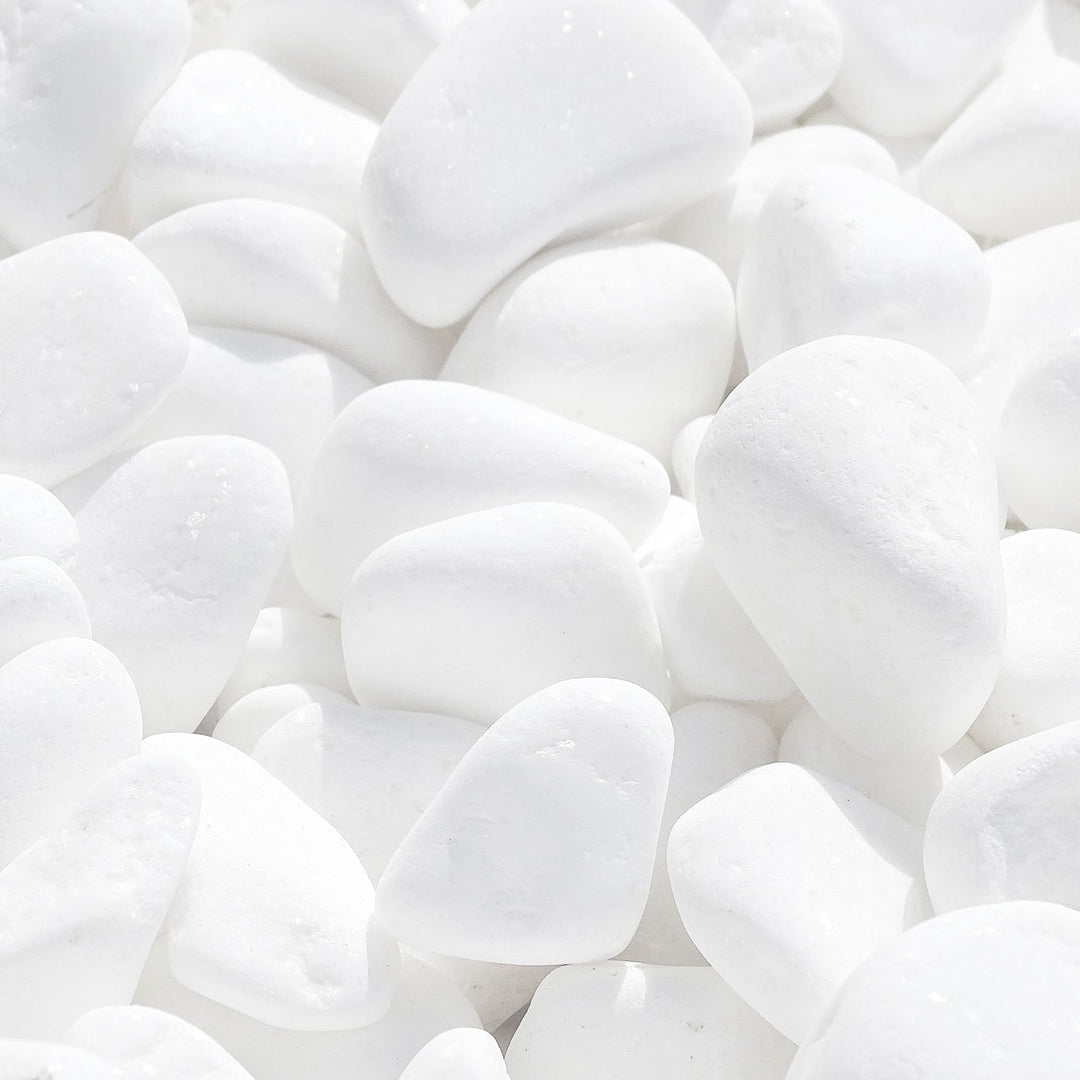 Marmorkies Schneeweiss 25 kg Körnung 15–28 mm für Garten - Bild 4