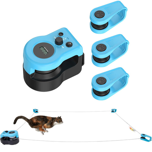 Katzenspielzeug Laufband automatisch mit Fernbedienung Mausdesign