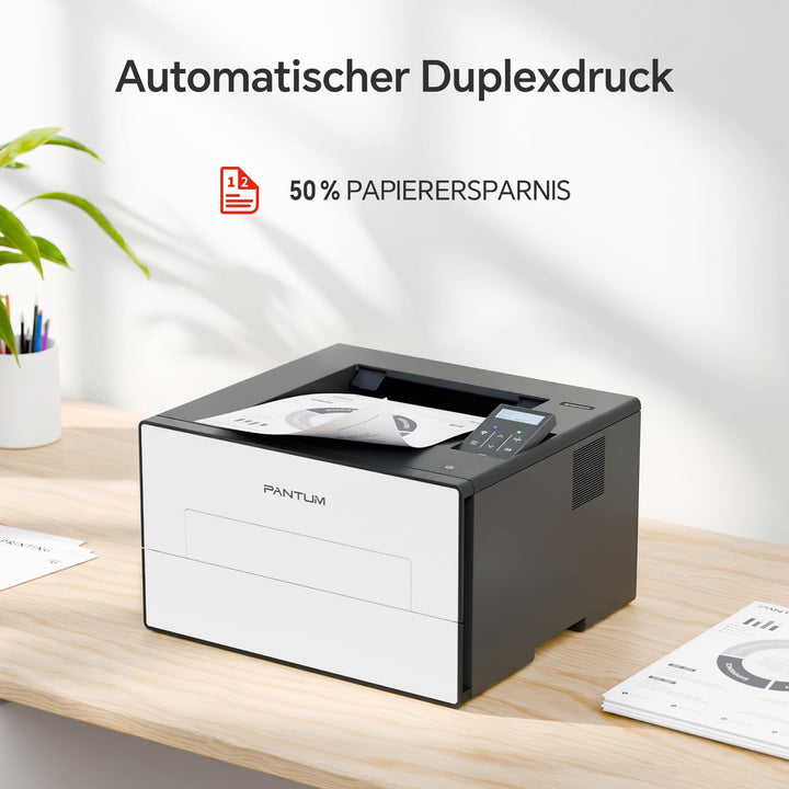Laserdrucker S/W A4 30 ppm WLAN Duplex mit Starter-Toner - Bild 4