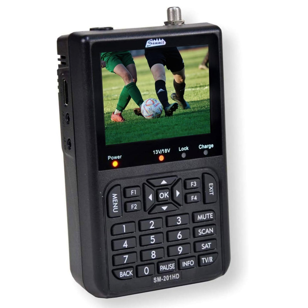 Sat Finder DVB-S/S2 mit LCD-Display und Tonsignal für Camping