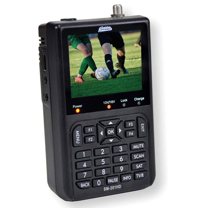 Sat Finder DVB-S/S2 mit LCD-Display und Tonsignal für Camping