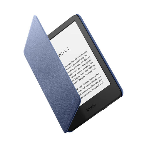 Kindle Schutzhülle Stoff Blau faltbar für Kindle 2022/2024
