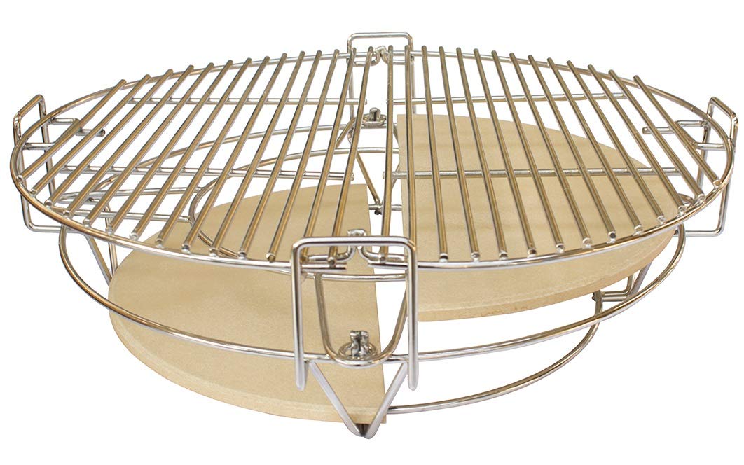Kamado Grill Kochsystem Divide &amp; Conquer 40,5 cm Edelstahl 6-teilig