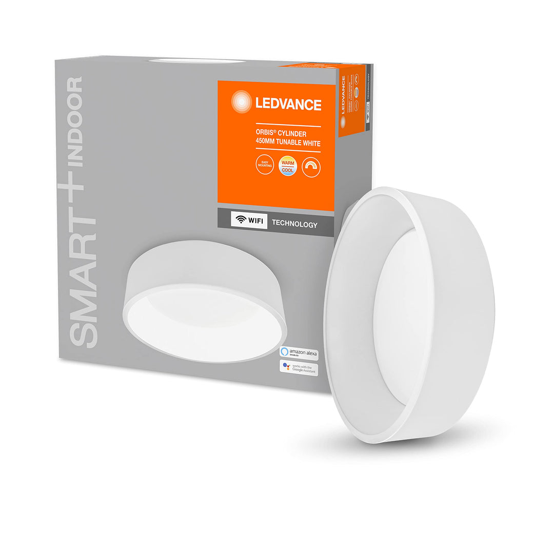 Smarte LED Deckenleuchte Weiss 450mm Tunable White dimmbar - Bild 5