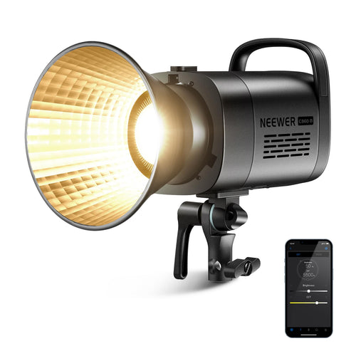 COB LED Videoleuchte 70W Bowens 2700K-6500K CRI97+ für Studio
