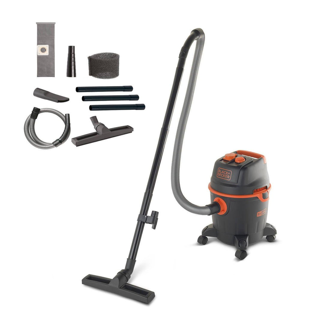 Nass- und Trockensauger 20 Liter 1200 W mit Steckdose für Elektrowerkzeug
