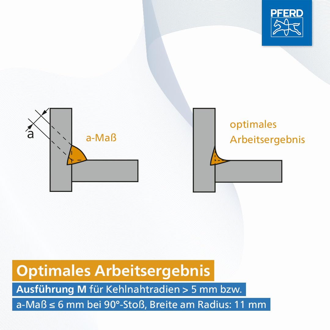Fächerscheibe Kehlnaht Zirkonkorund Ø125mm Z40 2er-Set - Bild 5