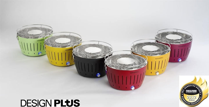 Tischgrill Starter-Set raucharm Feuerrot mit Tragetasche 4-teilig - Bild 9