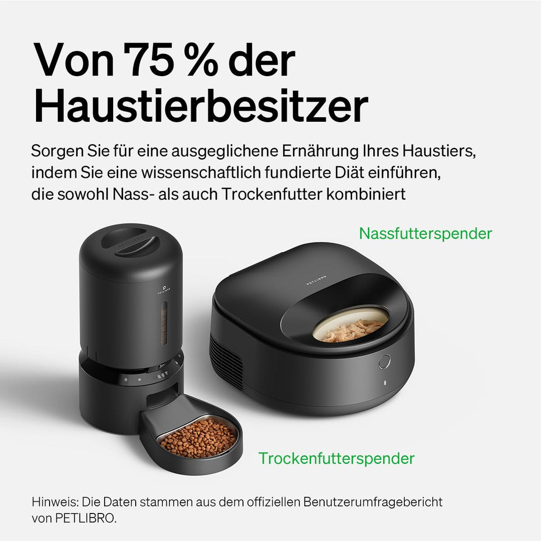Nassfutter-Futterautomat Katze mit Kühlung &amp; WLAN 3x220ml - Bild 6
