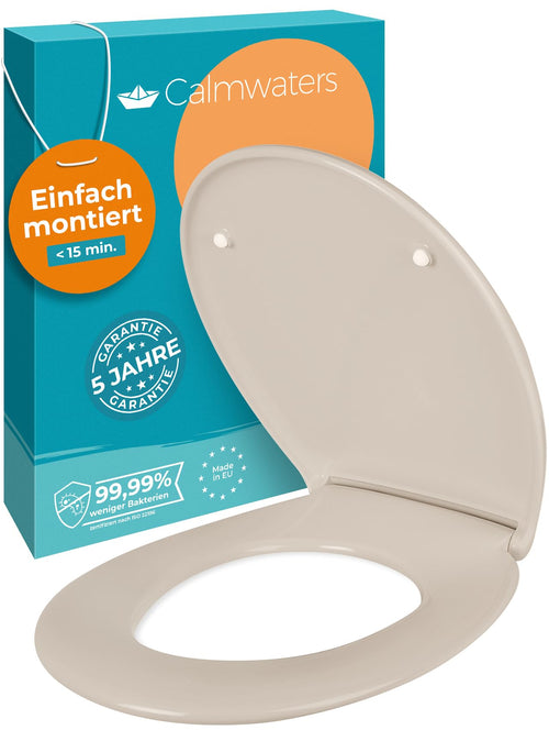 WC-Sitz Duroplast oval mit Absenkautomatik 250 kg Pergamon