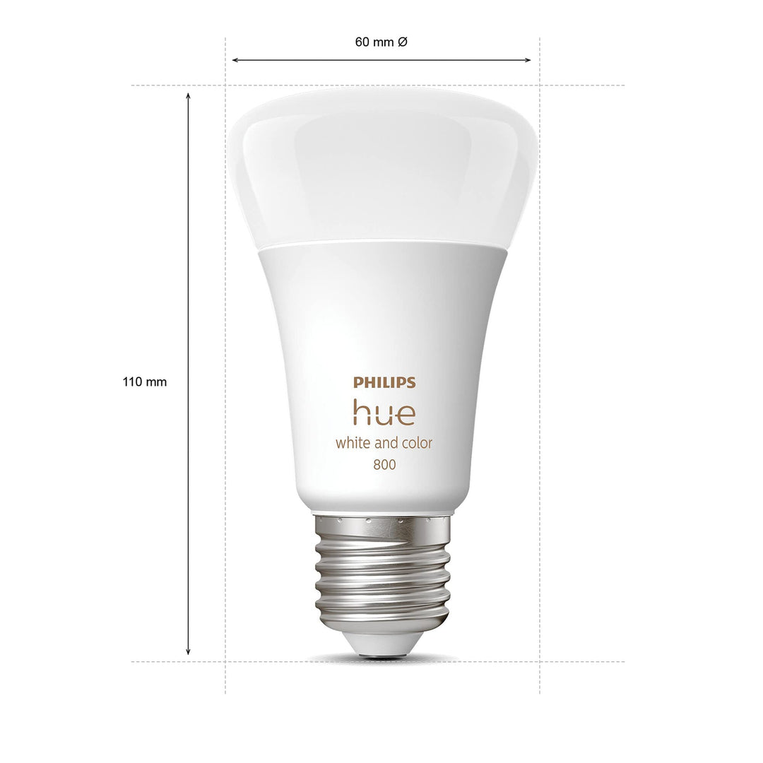 Smart LED Lampe E27 16 Mio. Farben dimmbar 806 lm 2er Pack - Bild 4