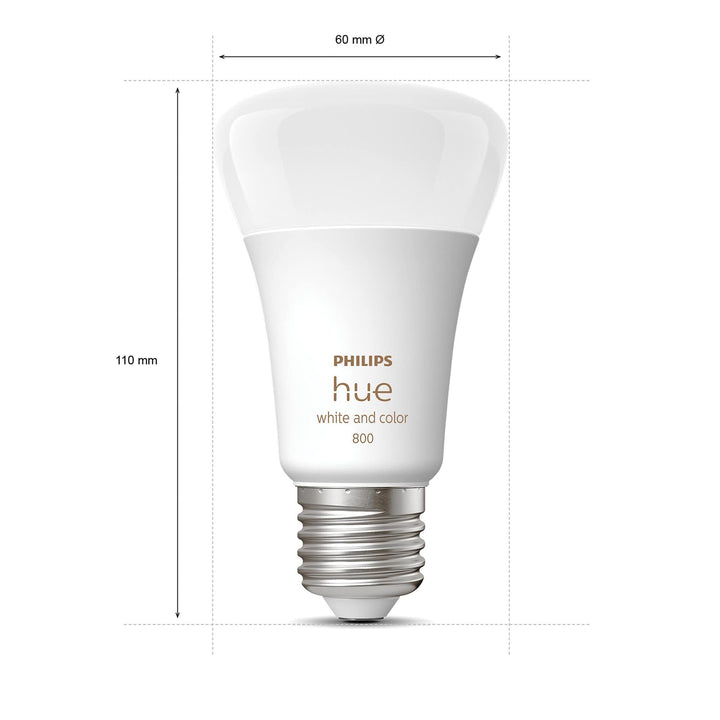 Smart LED Lampe E27 16 Mio. Farben dimmbar 806 lm 2er Pack - Bild 4