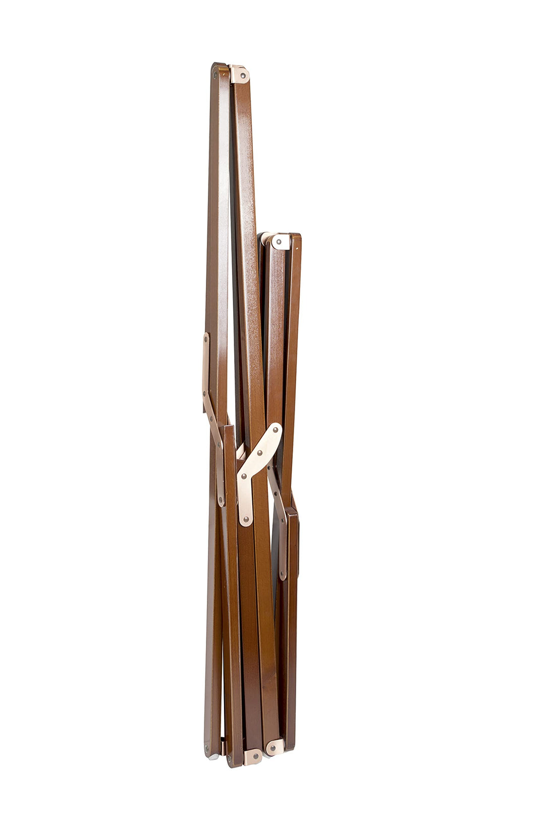 Relax-Camping-Stuhl FSC-Holzrahmen mit Kissen Leinenoptik Grau - Bild 8