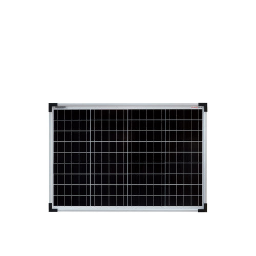 Solarpanel 50W 12V monokristallin PERC für Wohnmobil und Boot