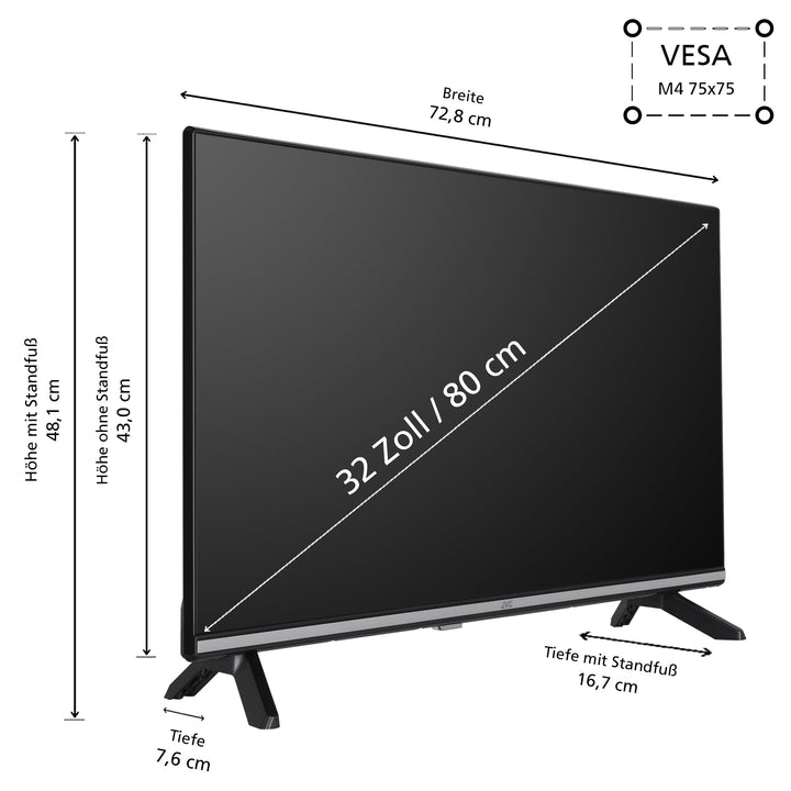 Smart TV 32 Zoll HD-Ready TiVo Triple-Tuner HDR10 LED - Bild 3