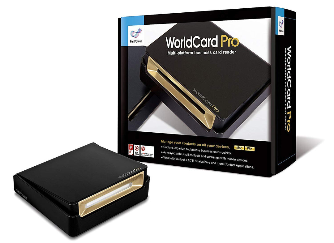 Visitenkarten-Scanner USB mehrsprachig für Windows und Mac