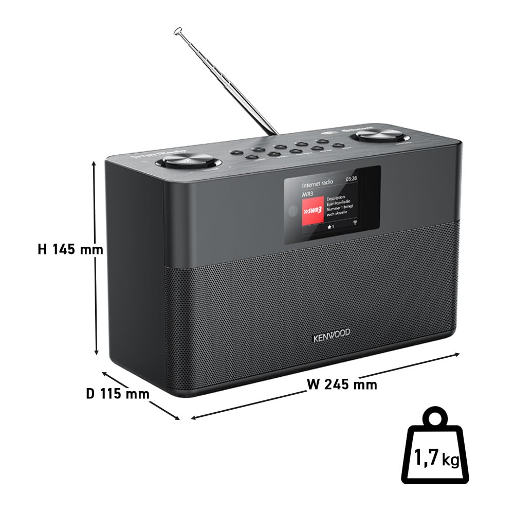 Stereo Internetradio DAB+ WLAN Bluetooth 2x10W mit Display - Bild 3