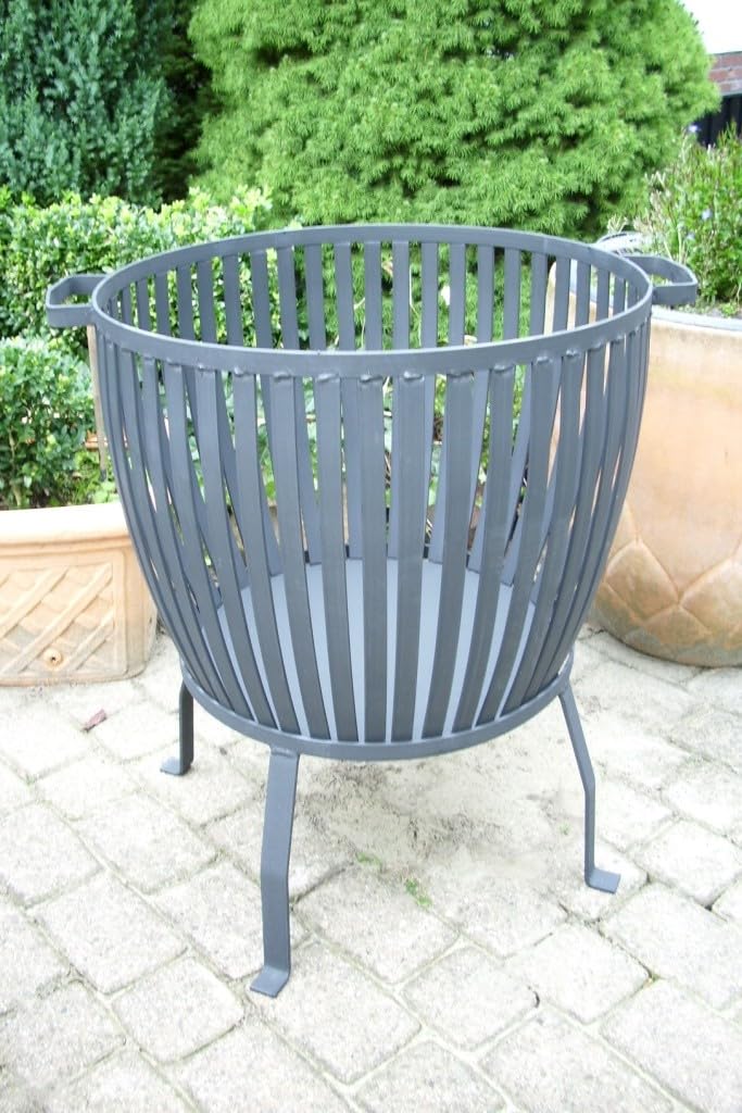 Feuerkorb Globus Gusseisen 67 cm Höhe für Garten und Lagerfeuer