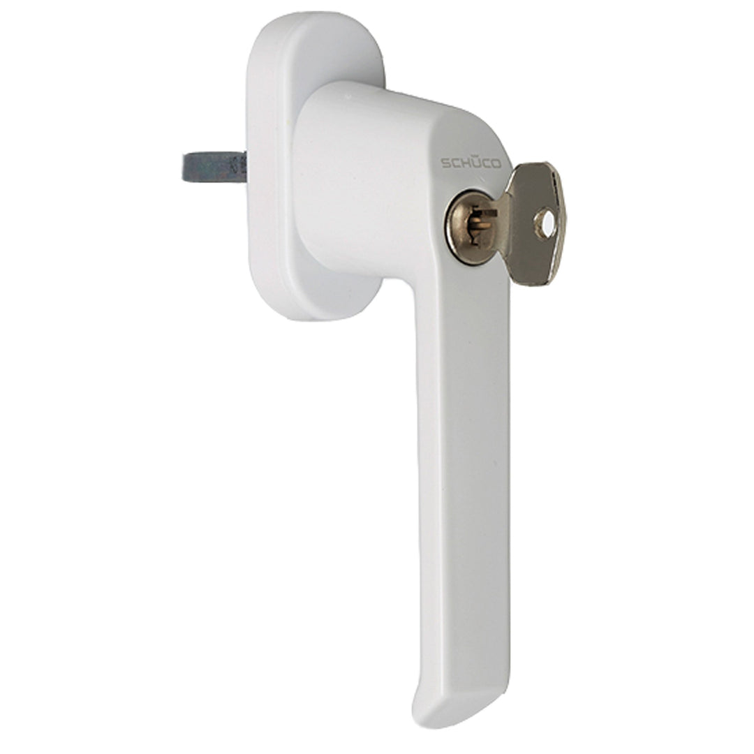 Fenstergriff abschließbar Weiss für Schüco CT 70 / SI 82, 100 NM