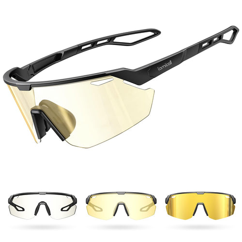 Selbsttönende Fahrradbrille TR90 UV400 für Damen und Herren