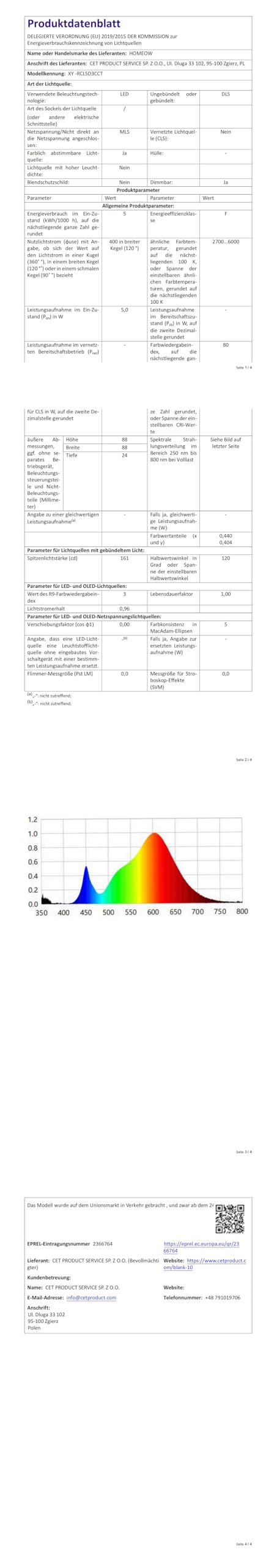 LED Einbaustrahler 20er Set IP44 3 Farbtemperaturen 68–80mm Lochmaß - Bild 11