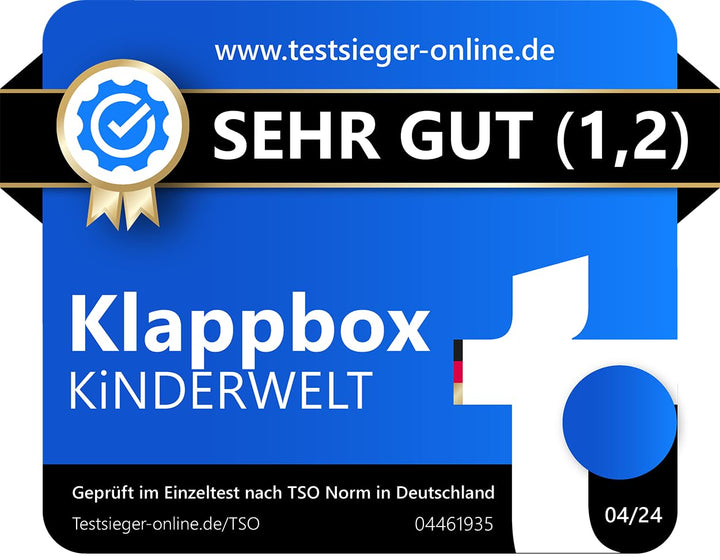 Klappbox 45 L 2er-Set Kunststoff blau bis 50 kg Traglast - Bild 8