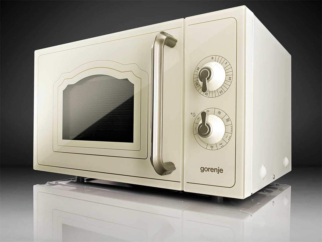 Stand-Mikrowelle mit Grill 20 L 700 W Retro-Design elfenbein - Bild 5