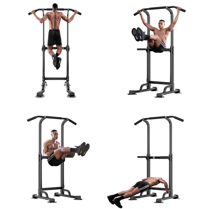 Power Tower Dip-Station mit Klimmzugstange höhenverstellbar 150 kg - Bild 7