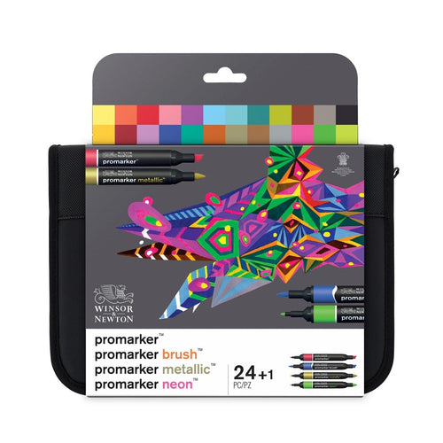 Layout Marker Set 24 Farben Dual-Tip Alkohol fein + breit