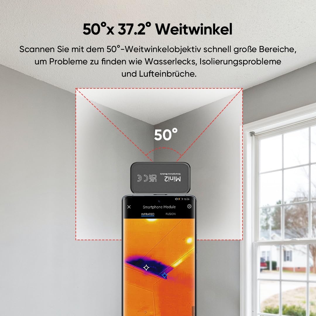 Wärmebildkamera Android Smartphone 256x192 IR 25Hz Plug &amp; Play - Bild 9
