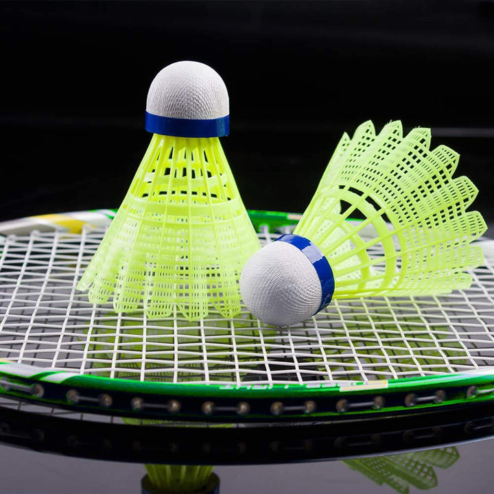 Badminton-Set Kohlefaser 2 Schläger mit Tasche und Federbälle - Bild 2