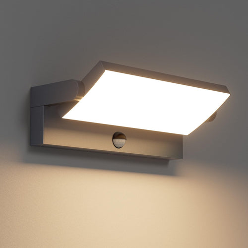 Wandleuchte Aussen mit Bewegungsmelder 45W LED IP65 Anthrazit 3000K