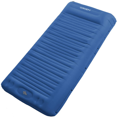Aufblasbare Camping-Isomatte 14 cm mit Fusspumpe, 0,86 kg